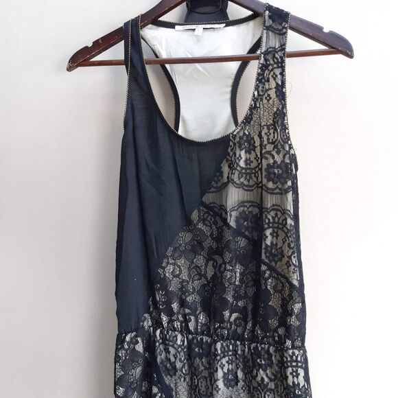 Y2K collective concepts black lace dress S - Picture 3 of 7